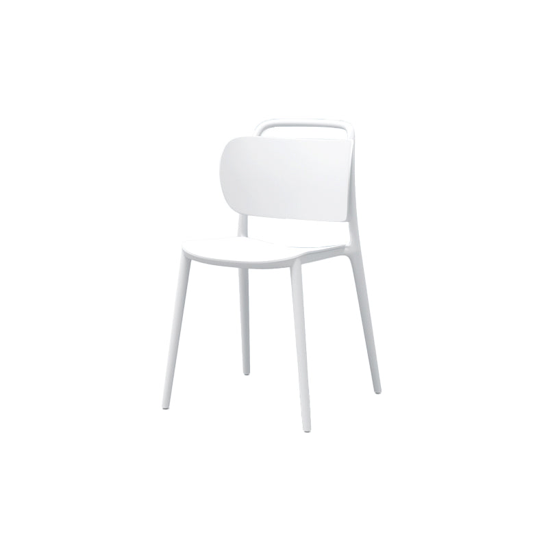 Modern Style Side Chair Plastic Indoor Dining Chair for Living Room