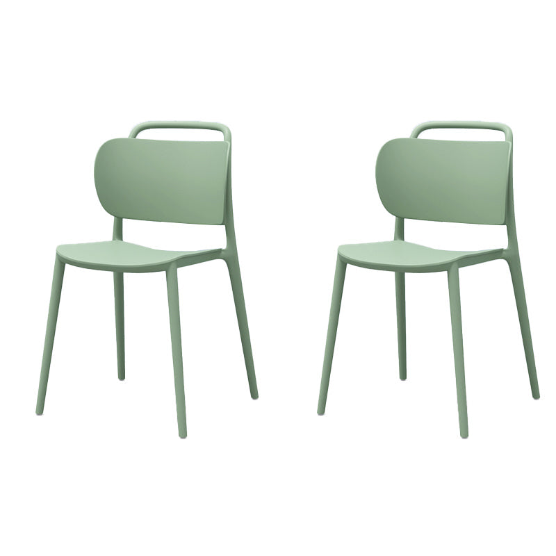 Modern Style Side Chair Plastic Indoor Dining Chair for Living Room