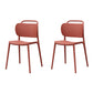 Modern Style Side Chair Plastic Indoor Dining Chair for Living Room
