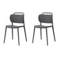 Modern Style Side Chair Plastic Indoor Dining Chair for Living Room
