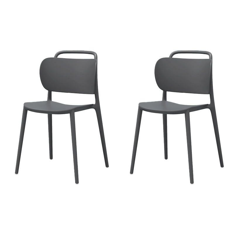 Modern Style Side Chair Plastic Indoor Dining Chair for Living Room