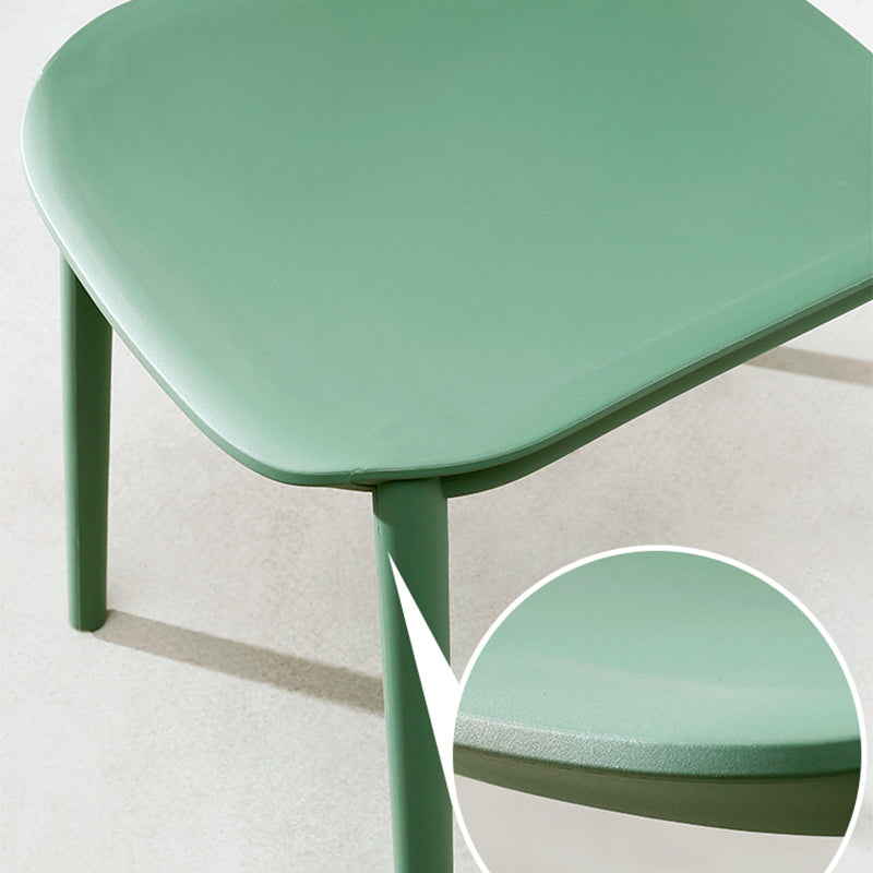 Modern Style Side Chair Plastic Indoor Dining Chair for Living Room