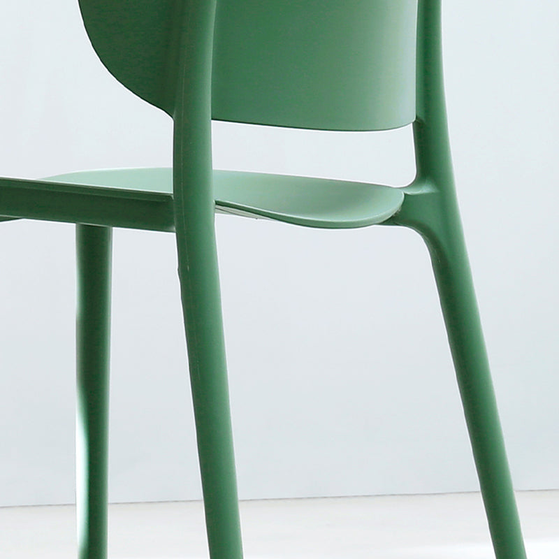 Modern Style Side Chair Plastic Indoor Dining Chair for Living Room