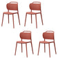 Modern Style Side Chair Plastic Indoor Dining Chair for Living Room