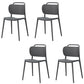 Modern Style Side Chair Plastic Indoor Dining Chair for Living Room