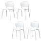 Modern Style Side Chair Plastic Indoor Dining Chair for Living Room