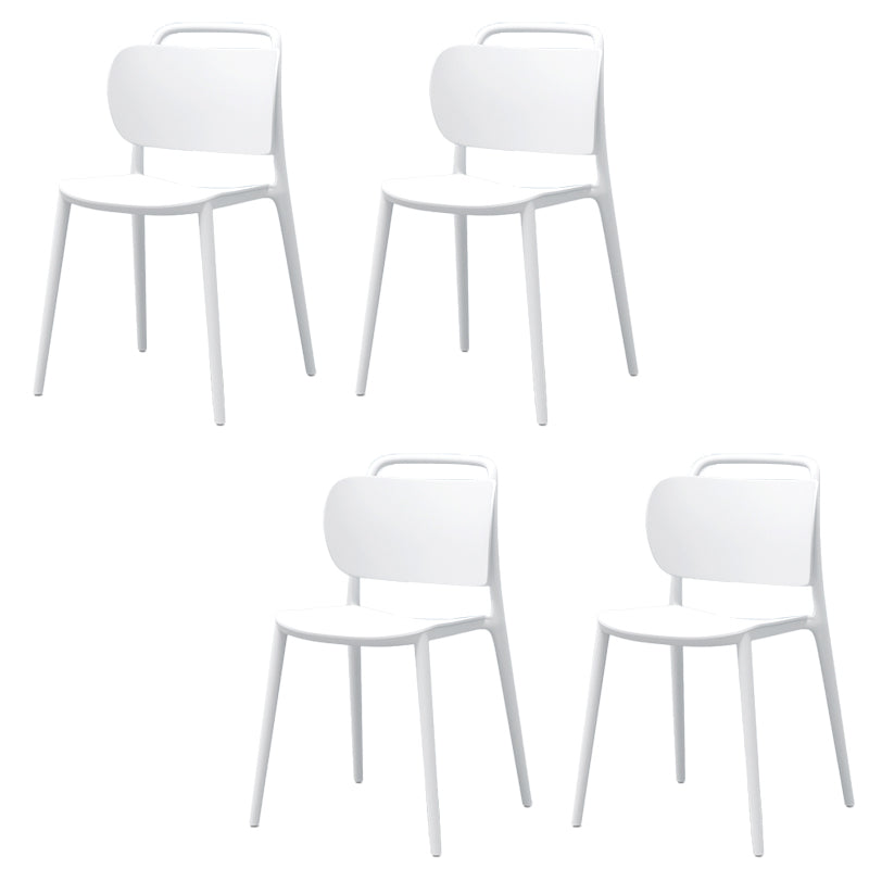 Modern Style Side Chair Plastic Indoor Dining Chair for Living Room