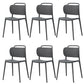 Modern Style Side Chair Plastic Indoor Dining Chair for Living Room