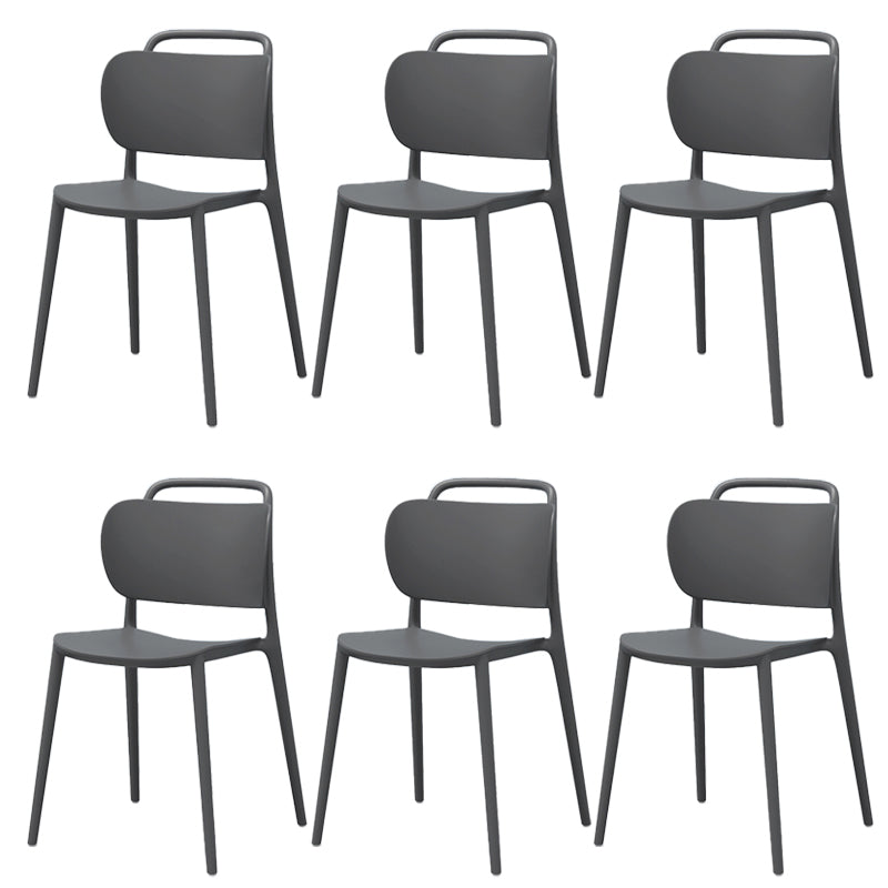 Modern Style Side Chair Plastic Indoor Dining Chair for Living Room