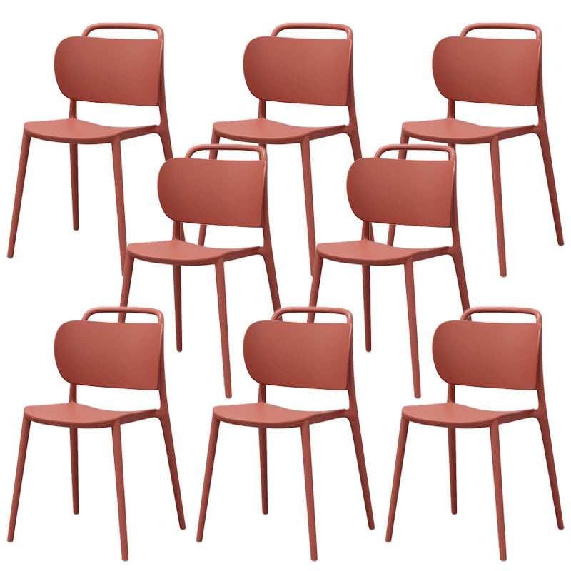 Modern Style Side Chair Plastic Indoor Dining Chair for Living Room