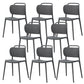 Modern Style Side Chair Plastic Indoor Dining Chair for Living Room