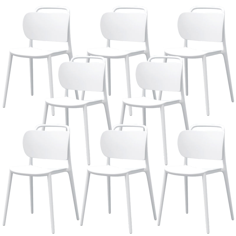 Modern Style Side Chair Plastic Indoor Dining Chair for Living Room