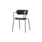 Modern Style Arm Chair Plastic Indoor Dining Chair for Living Room Black 1 Piece Clearhalo 'Dining Chairs' 'Dining Tables & Seating' 'dining_chair' 'furn' 'furn_dining_chair' 'Furniture' 'Kitchen & Dining Furniture' 7074627
