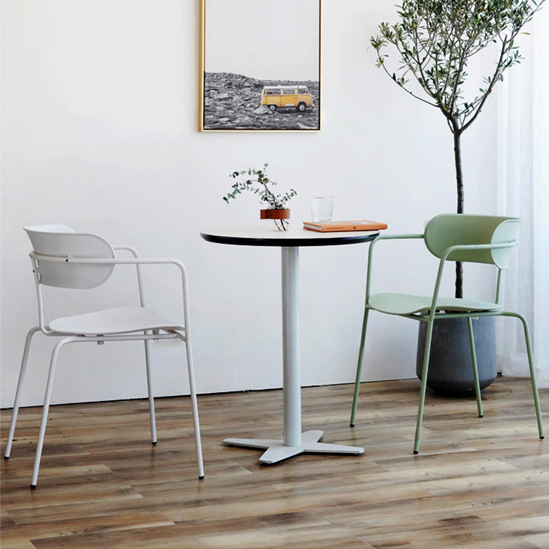 Modern Style Arm Chair Plastic Indoor Dining Chair for Living Room Clearhalo 'Dining Chairs' 'Dining Tables & Seating' 'dining_chair' 'furn' 'furn_dining_chair' 'Furniture' 'Kitchen & Dining Furniture' 7074633