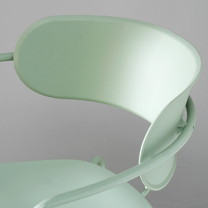 Modern Style Arm Chair Plastic Indoor Dining Chair for Living Room Clearhalo 'Dining Chairs' 'Dining Tables & Seating' 'dining_chair' 'furn' 'furn_dining_chair' 'Furniture' 'Kitchen & Dining Furniture' 7074636