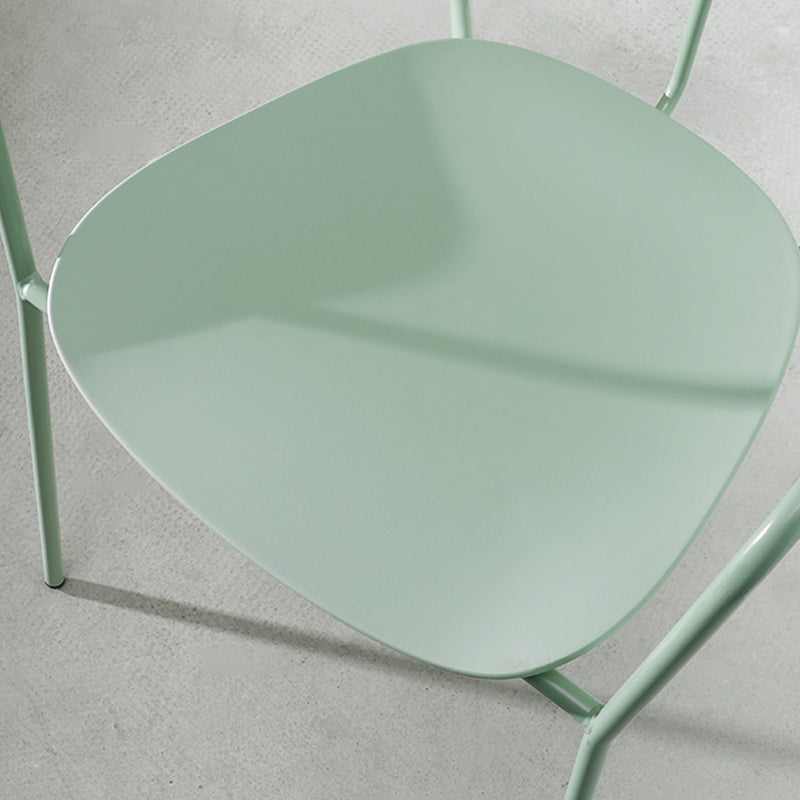 Modern Style Arm Chair Plastic Indoor Dining Chair for Living Room Clearhalo 'Dining Chairs' 'Dining Tables & Seating' 'dining_chair' 'furn' 'furn_dining_chair' 'Furniture' 'Kitchen & Dining Furniture' 7074639