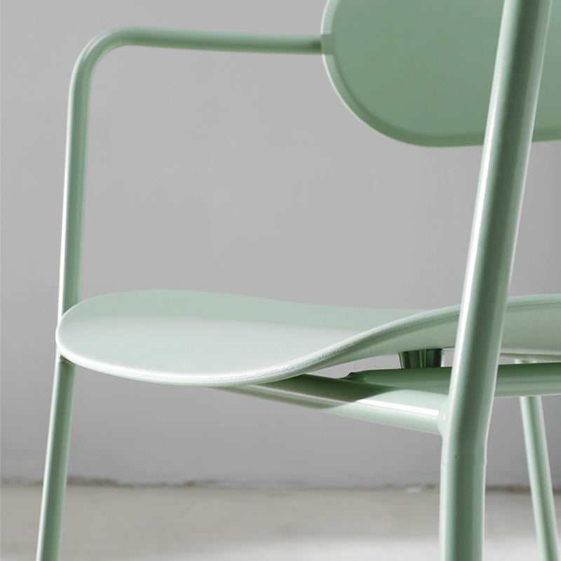 Modern Style Arm Chair Plastic Indoor Dining Chair for Living Room Clearhalo 'Dining Chairs' 'Dining Tables & Seating' 'dining_chair' 'furn' 'furn_dining_chair' 'Furniture' 'Kitchen & Dining Furniture' 7074640