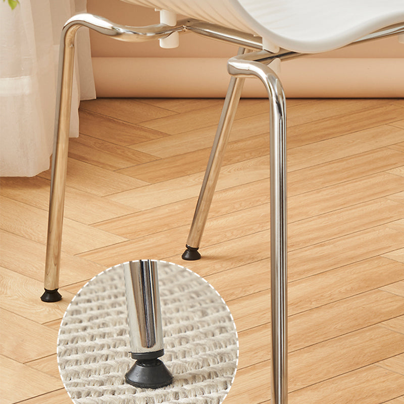 Industrial Style Arm Chair Plastic Indoor Dining Chair for Living Room