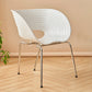Industrial Style Arm Chair Plastic Indoor Dining Chair for Living Room