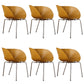 Industrial Style Arm Chair Plastic Indoor Dining Chair for Living Room
