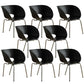 Industrial Style Arm Chair Plastic Indoor Dining Chair for Living Room