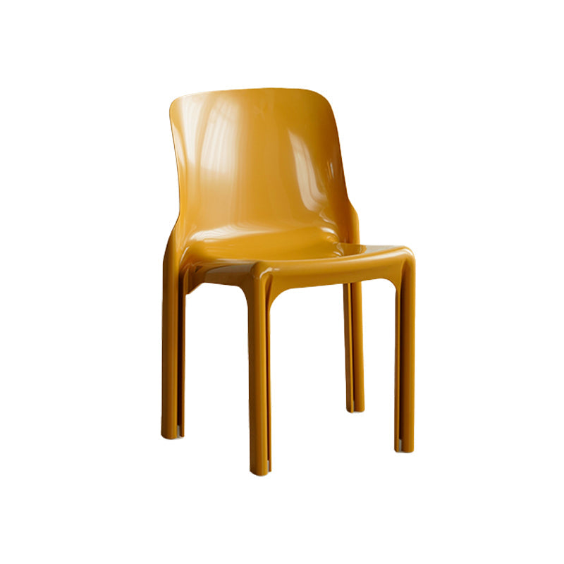 Modern Style Side Chair Plastic Dining Chair for Living Room
