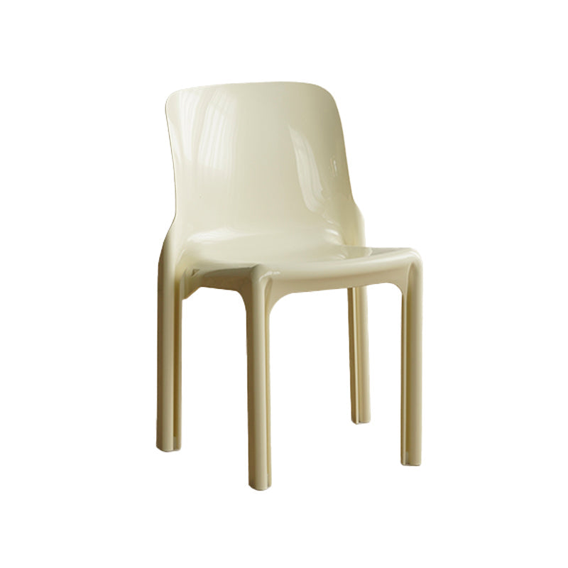 Modern Style Side Chair Plastic Dining Chair for Living Room