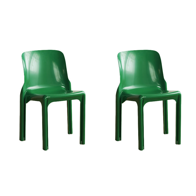 Modern Style Side Chair Plastic Dining Chair for Living Room