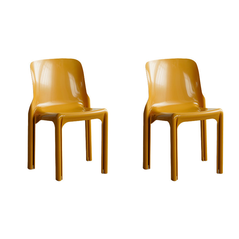 Modern Style Side Chair Plastic Dining Chair for Living Room