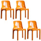 Modern Style Side Chair Plastic Dining Chair for Living Room