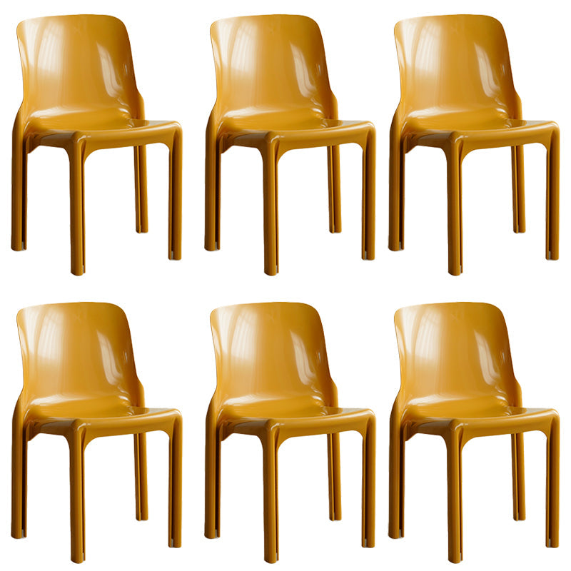 Modern Style Side Chair Plastic Dining Chair for Living Room