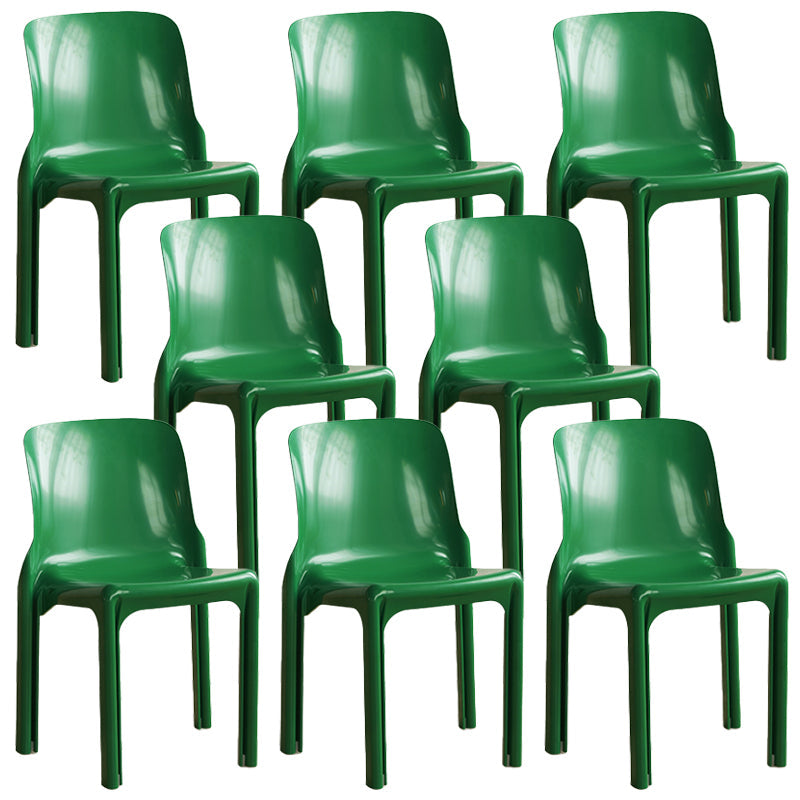 Modern Style Side Chair Plastic Dining Chair for Living Room