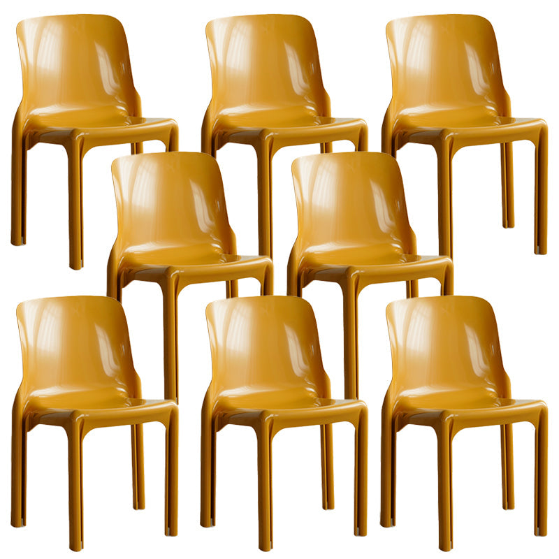 Modern Style Side Chair Plastic Dining Chair for Living Room