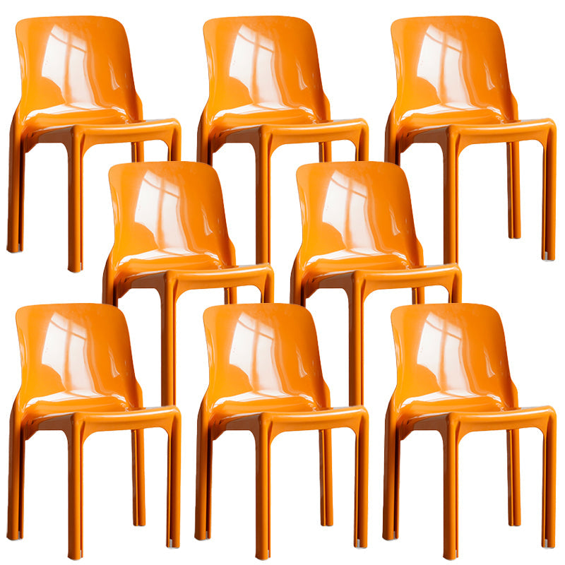 Modern Style Side Chair Plastic Dining Chair for Living Room