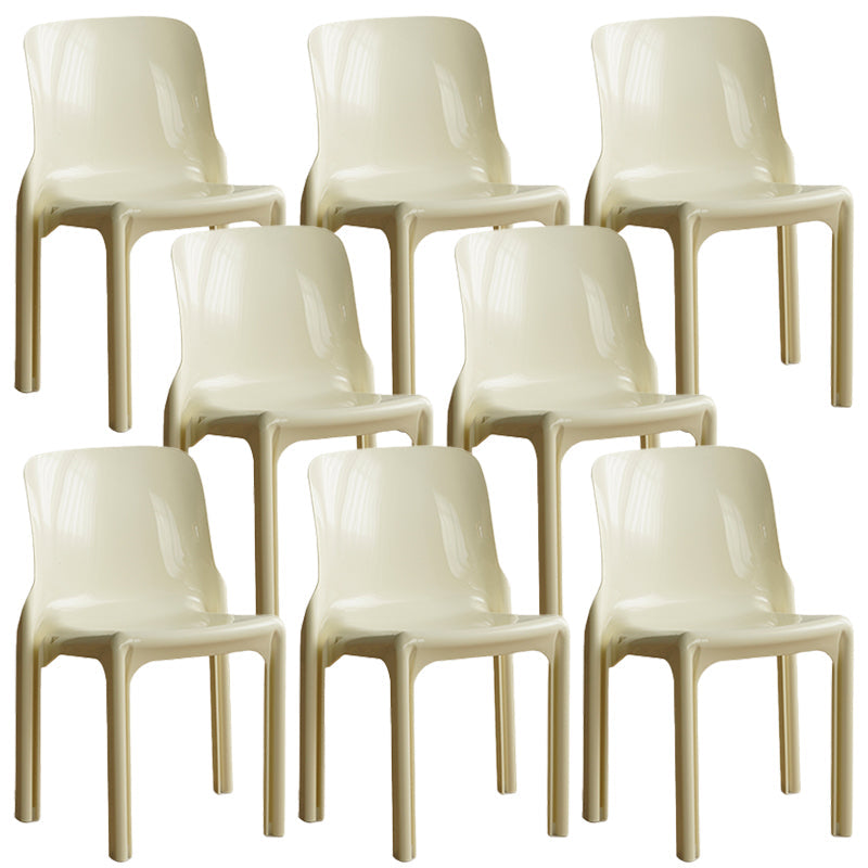 Modern Style Side Chair Plastic Dining Chair for Living Room
