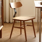 Industriële stijl zijstoel Solid Wood indoor Diner stoel voor woonkamer