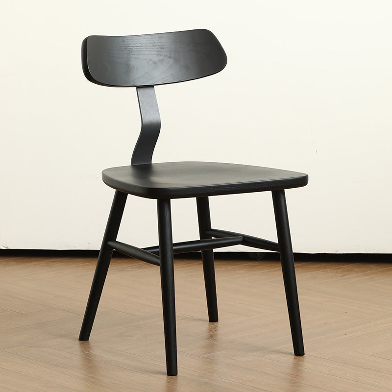 Industriële stijl zijstoel Solid Wood indoor Diner stoel voor woonkamer