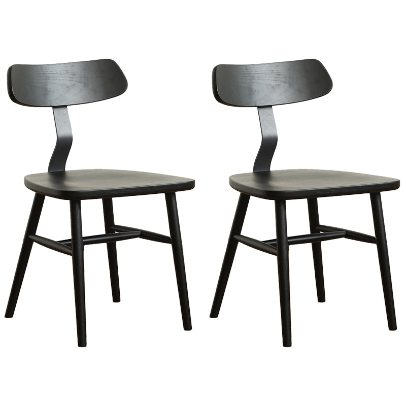 Industriële stijl zijstoel Solid Wood indoor Diner stoel voor woonkamer