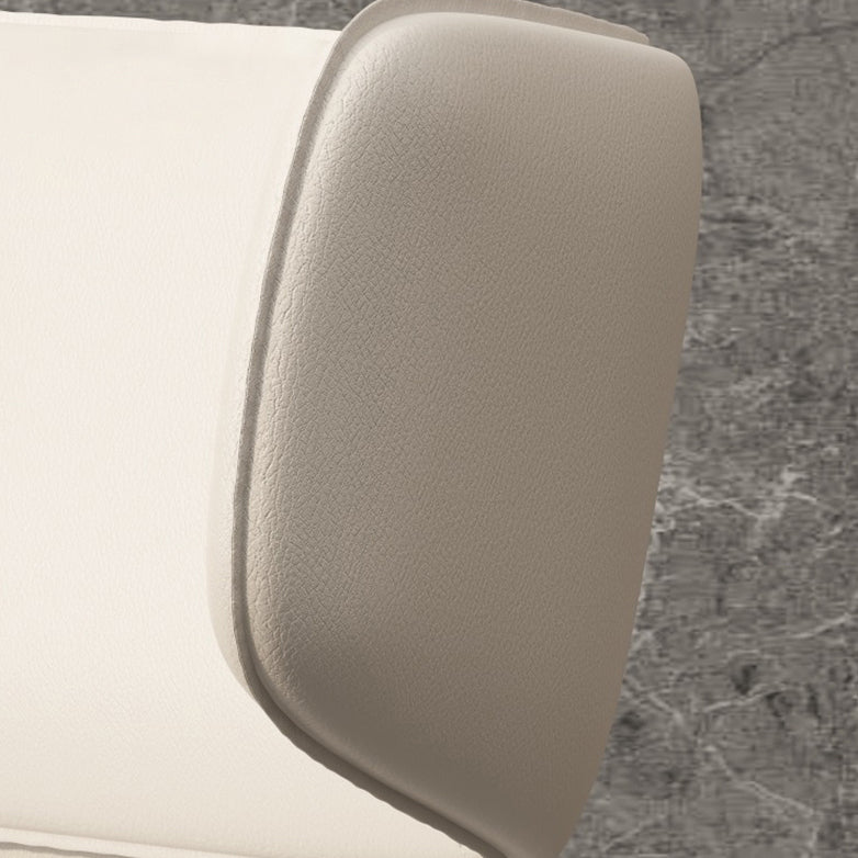 Modern Simple Side Chair Faux Leather Wingback Chair for Living Room