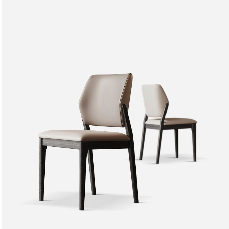 Modern Simple Side Chair Wooden Frame Side Dining Chair for Bedroom Clearhalo 'Dining Chairs' 'Dining Tables & Seating' 'dining_chair' 'furn' 'furn_dining_chair' 'Furniture' 'Kitchen & Dining Furniture' 7074861