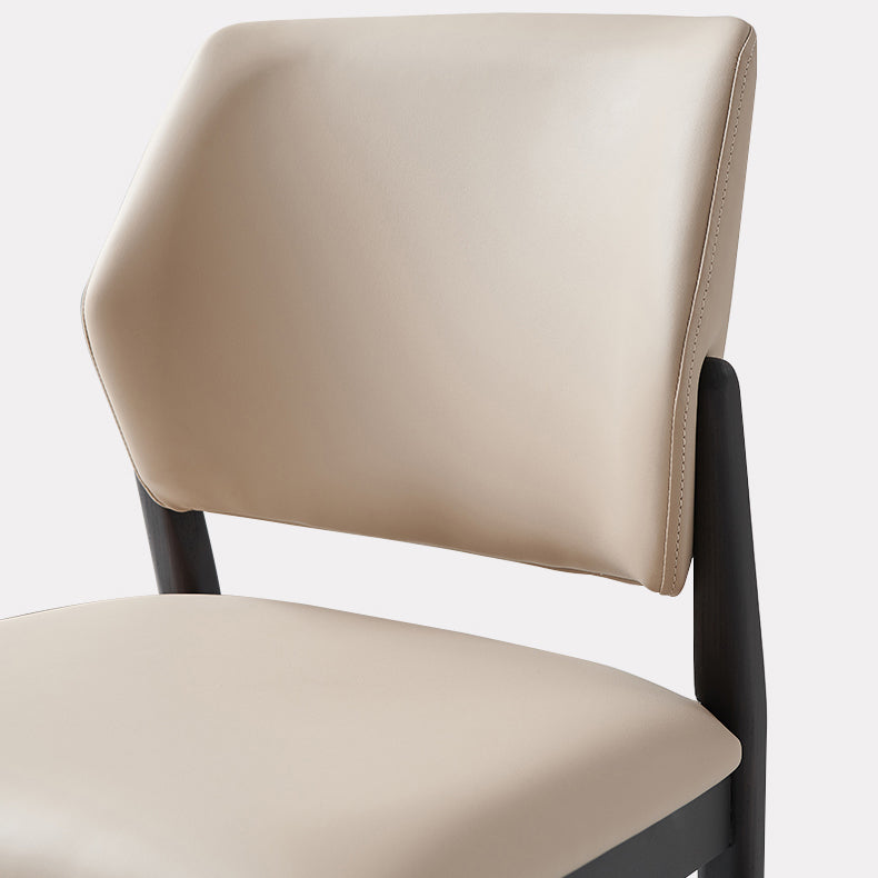 Modern Simple Side Chair Wooden Frame Side Dining Chair for Bedroom Clearhalo 'Dining Chairs' 'Dining Tables & Seating' 'dining_chair' 'furn' 'furn_dining_chair' 'Furniture' 'Kitchen & Dining Furniture' 7074872