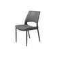 Kitchen Open Back Dining Chair Industrial Upholstered Armless Chair Grey Armless 1 Piece Clearhalo 'Dining Chairs' 'Dining Tables & Seating' 'dining_chair' 'furn' 'furn_dining_chair' 'Furniture' 'Kitchen & Dining Furniture' 7074913