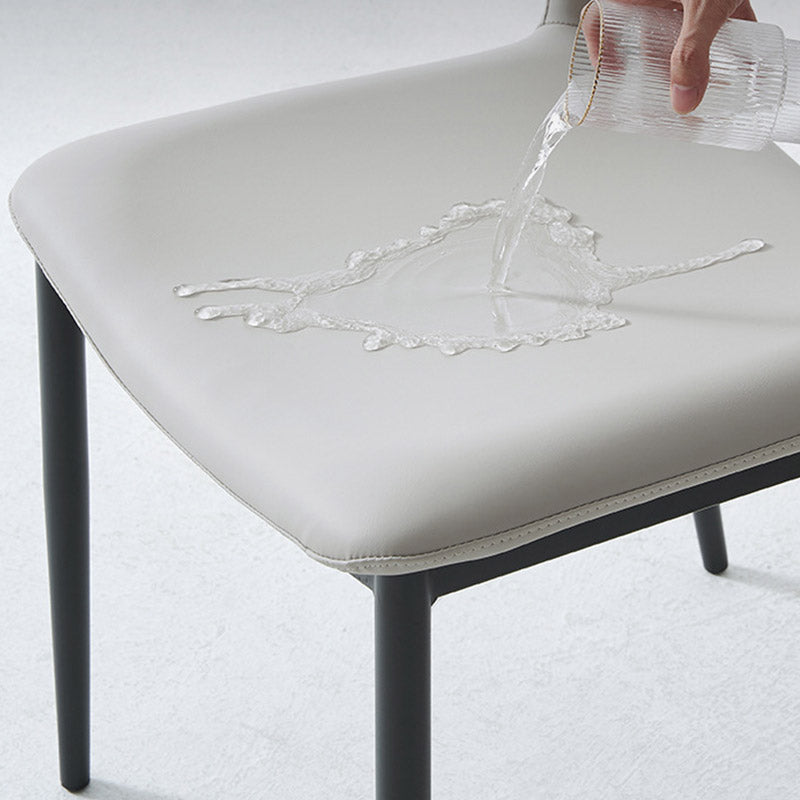 Kitchen Open Back Dining Chair Industrial Upholstered Armless Chair Clearhalo 'Dining Chairs' 'Dining Tables & Seating' 'dining_chair' 'furn' 'furn_dining_chair' 'Furniture' 'Kitchen & Dining Furniture' 7074925