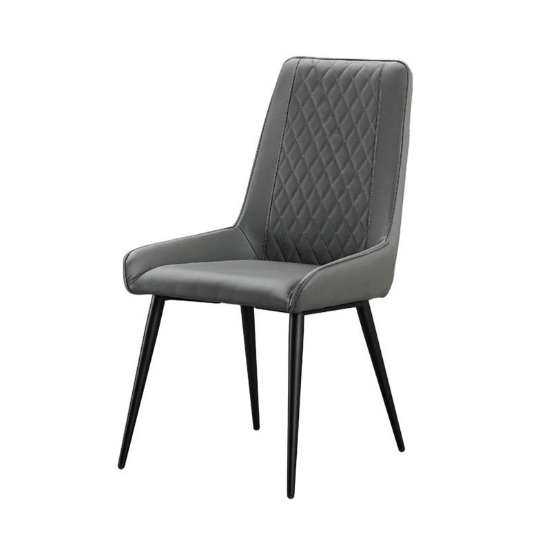 Sedia da sala da pranzo imbottita industriale cucina sedia laterale parsons