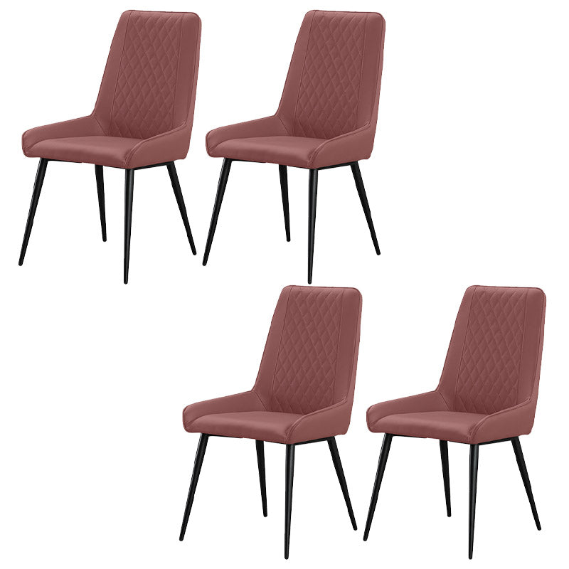 Sedia da sala da pranzo imbottita industriale cucina sedia laterale parsons