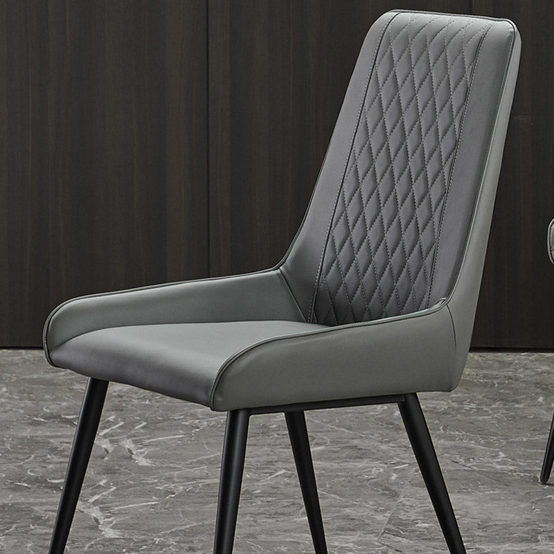 Sedia da sala da pranzo imbottita industriale cucina sedia laterale parsons