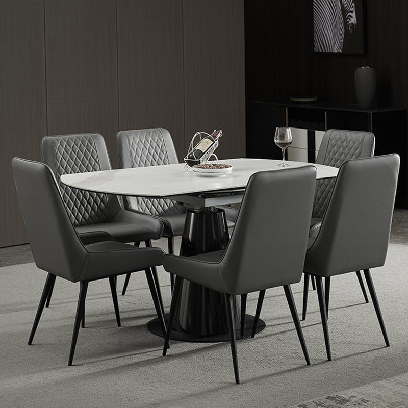 Sedia da sala da pranzo imbottita industriale cucina sedia laterale parsons