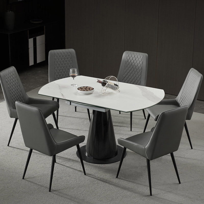 Sedia da sala da pranzo imbottita industriale cucina sedia laterale parsons