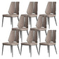 Küche Glam Dining Armless Stuhl Wingback Metallbeinseitenstuhl