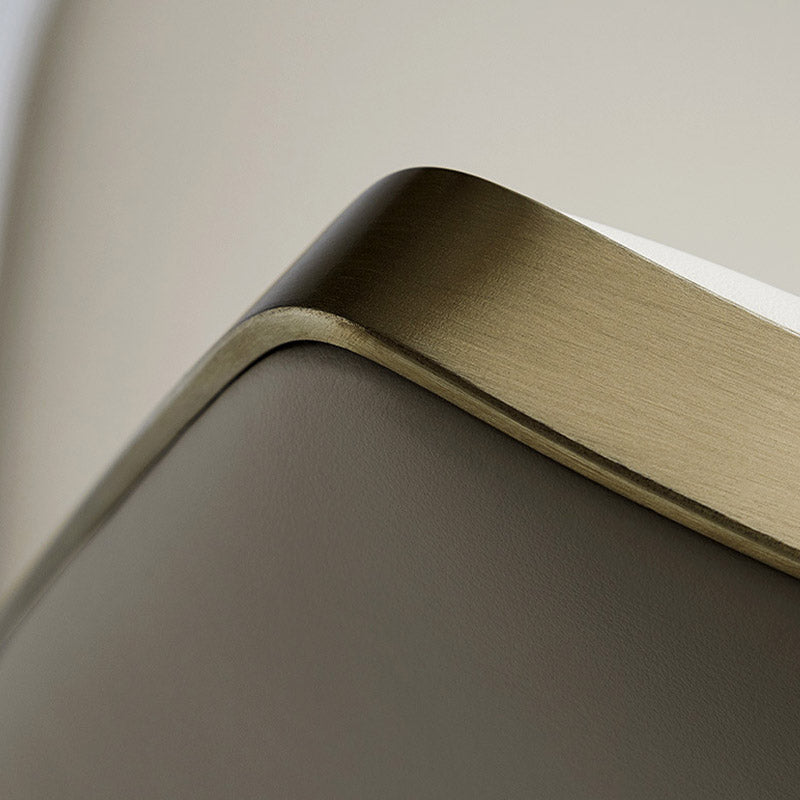 Küche Glam Dining Armless Stuhl Wingback Metallbeinseitenstuhl